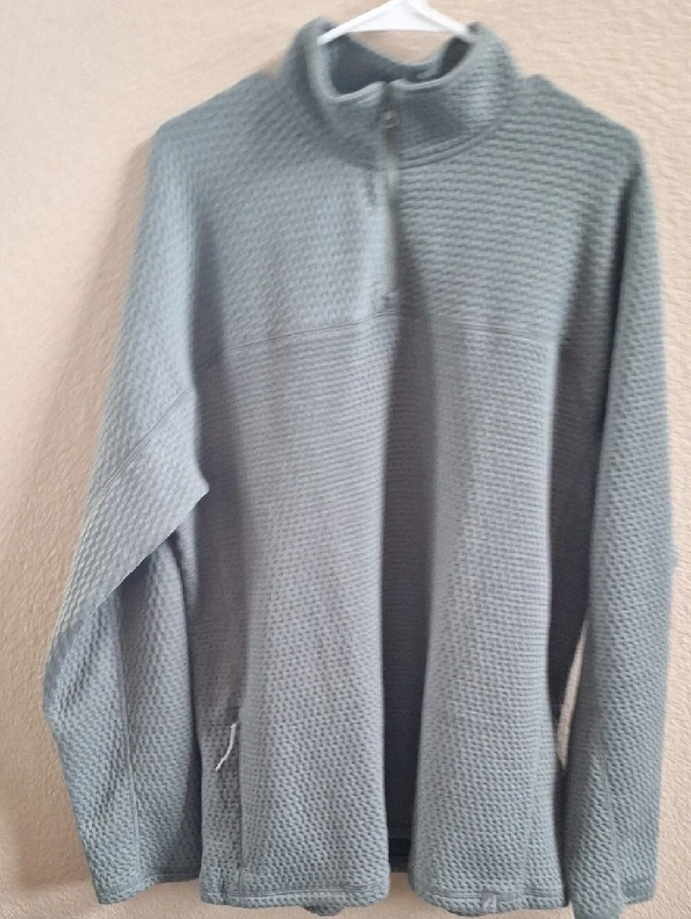 L.L. Bean Men's - BALSAM Waffle-Knit Half-Zip Pullover. SIZE: Large TALL